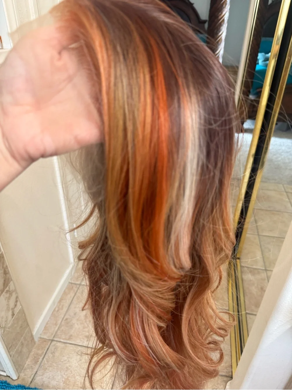 Chelsey smith crowns Vanessa carrot cake wig